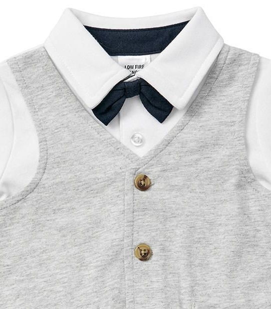 Boys' Suit Look Romper