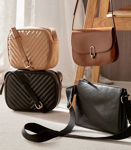 Tri Pocket Crossbody Bag