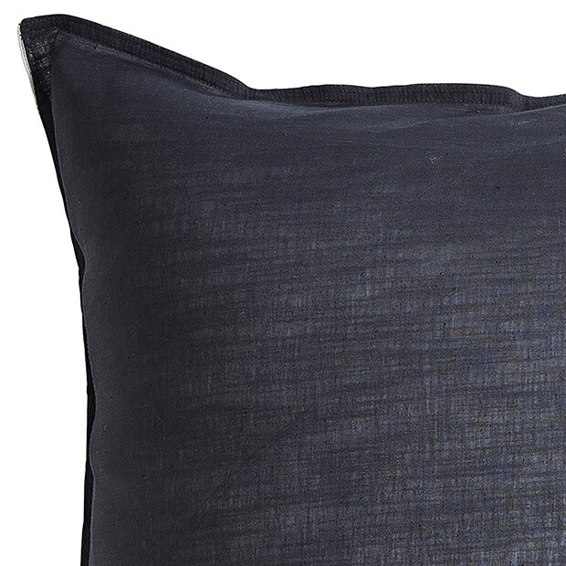 Linen Cotton European Pillowcase Grey Target Australia