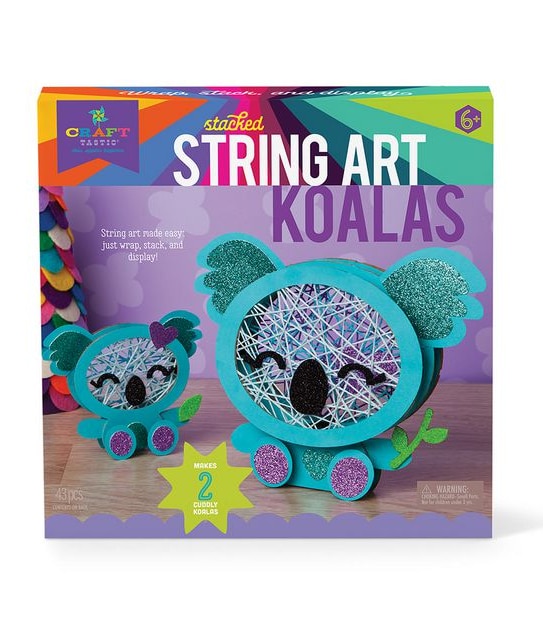 Craft-tastic String Art Koalas
