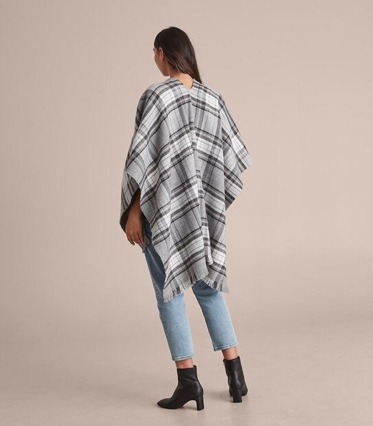 Wrap - Check Grey
