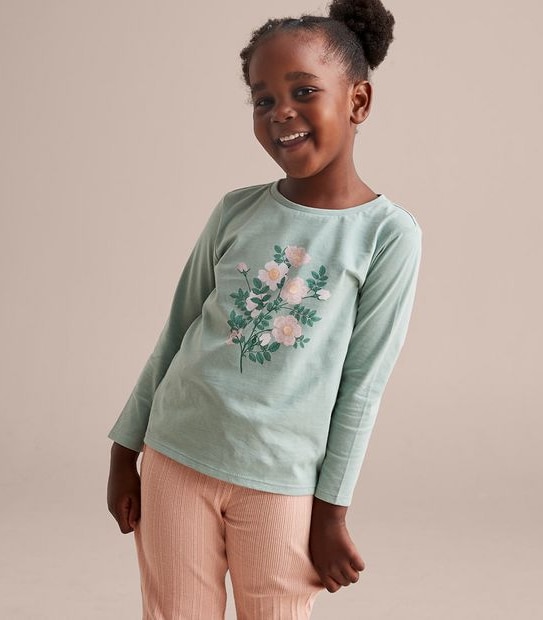 Organic Cotton Print Top