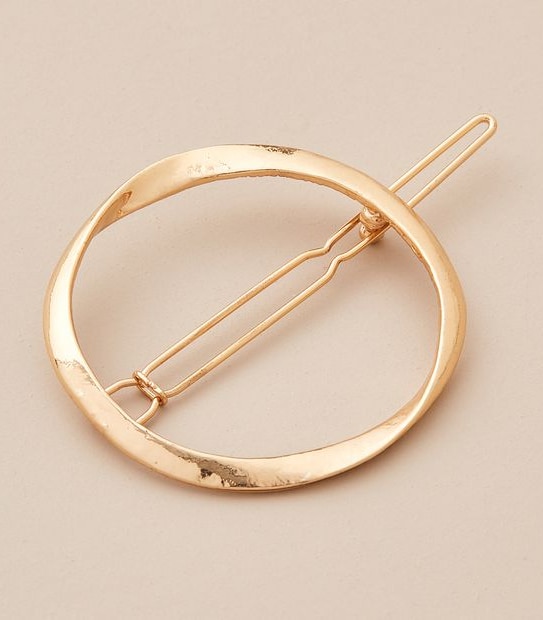 Circle Barrette Hair Clip