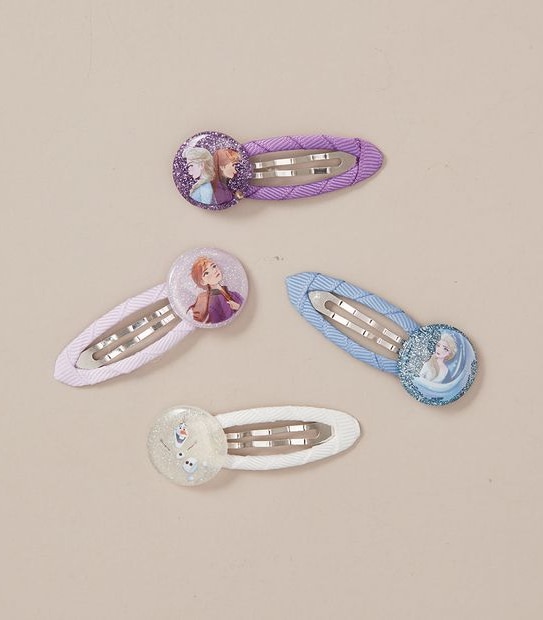 4 Pack Disney Frozen Licensed Hair Clips 