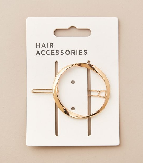 Circle Barrette Hair Clip