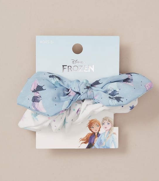 2 Pack Disney Frozen 2 Licensed Bow Scrunchies 
