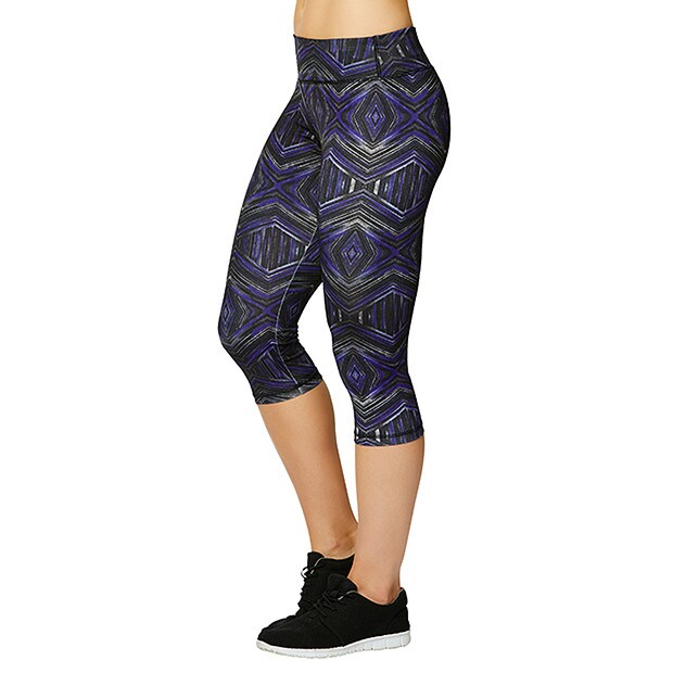 Active 3/4 Print Leggings - Geo Print 