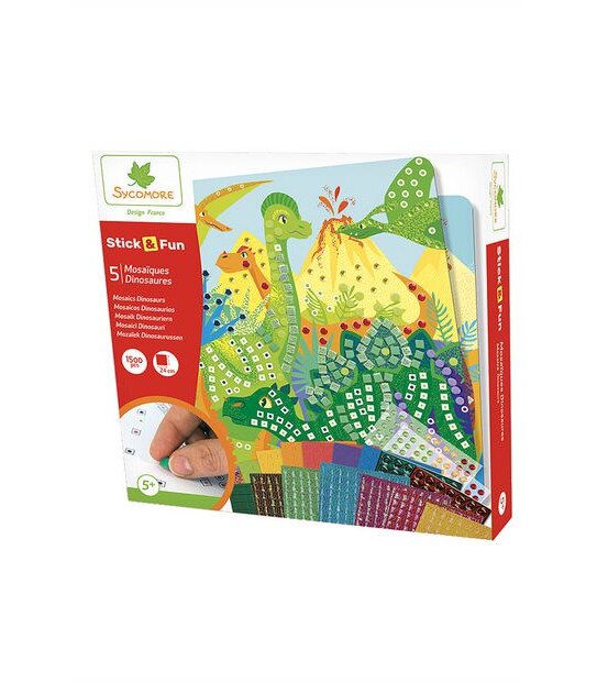 Stick 'N Fun Mosaics Dinosaurs