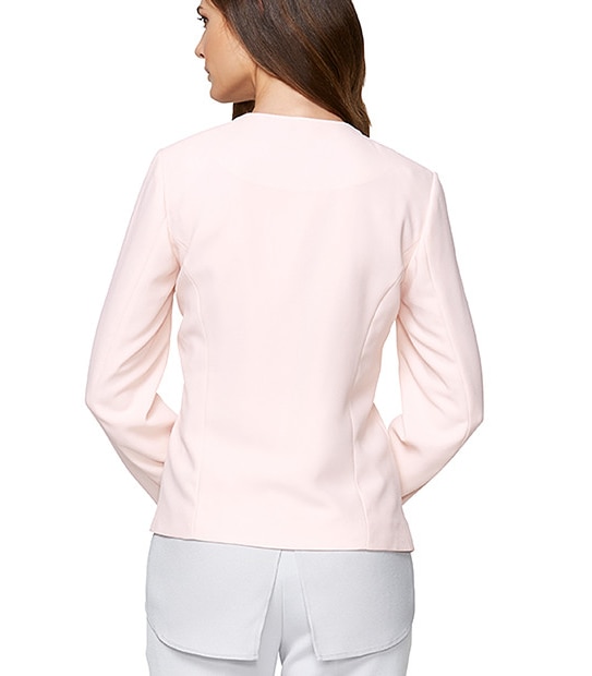 Yours Sincerely Cropped Blazer - Soft Pink