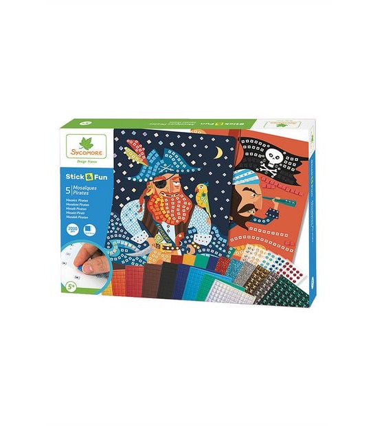 Stick 'N Fun Mosaics Pirates