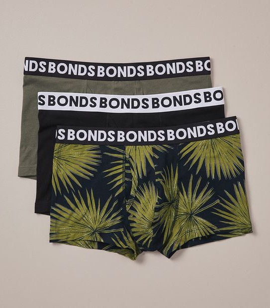 Bonds 3 Pack of Everyday Trunks