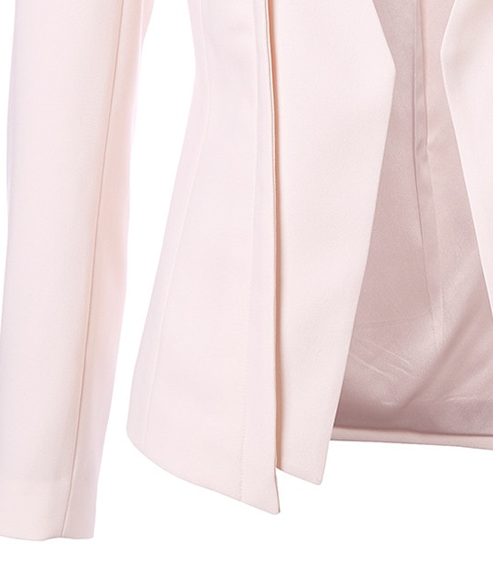 Yours Sincerely Cropped Blazer - Soft Pink