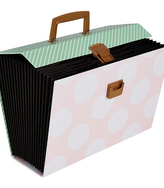 Expanding Carry File - Pink