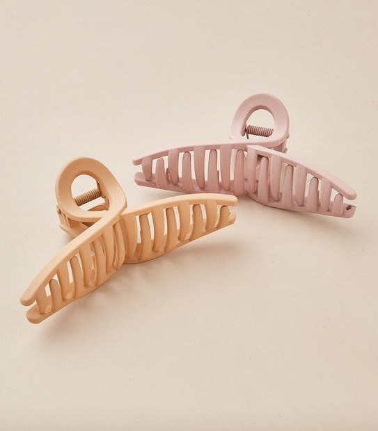2 Pack Loop Claw Hair Clips