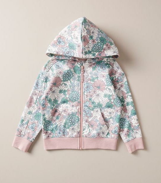 Fashion Zip Through Hoodie