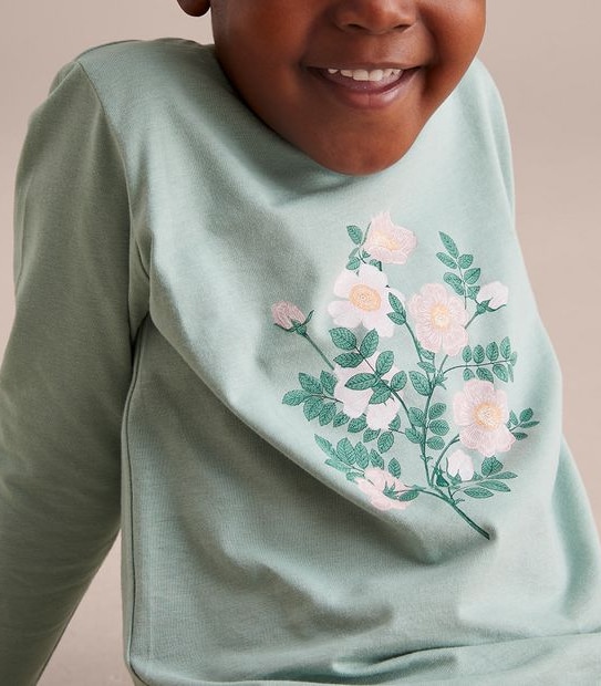 Organic Cotton Print Top