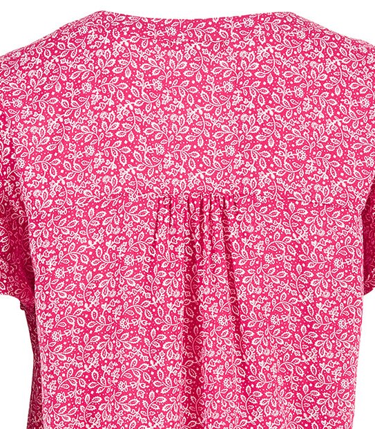 Short Sleeve Print Top - Cherries Floral 5 of 5