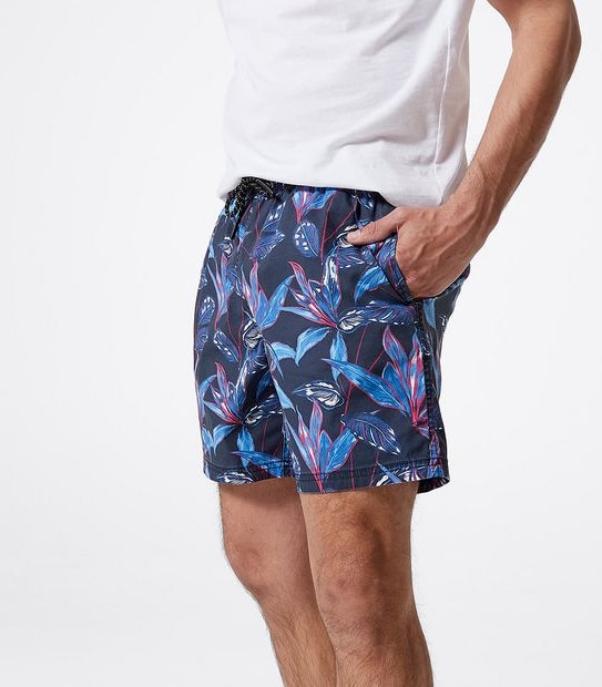 Volley Shorts - Navy Floral