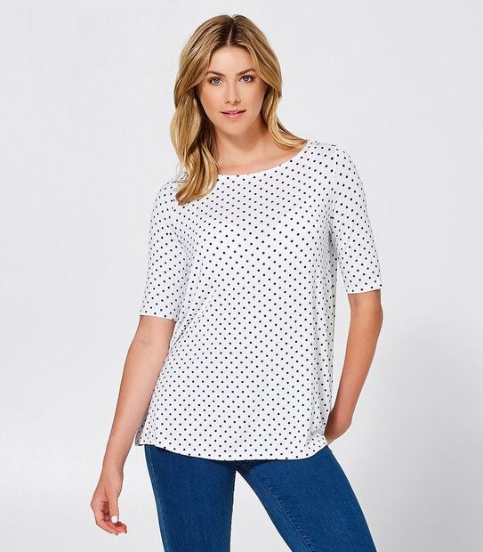 Leanne Boatneck T-Shirt - Small Spot