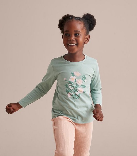 Organic Cotton Print Top