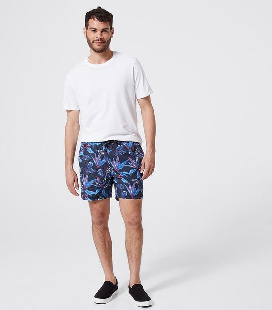Volley Shorts - Navy Floral