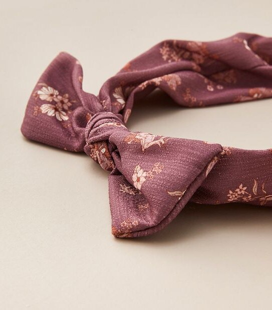 Floral Bow Headband