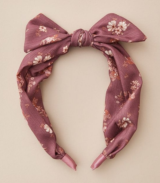 Floral Bow Headband