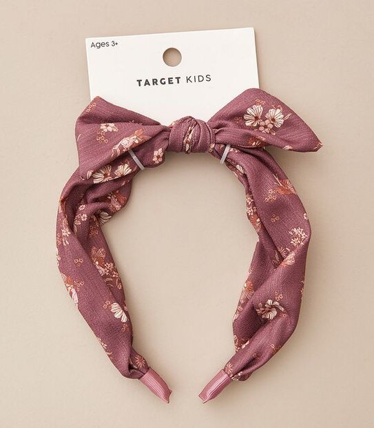 Floral Bow Headband
