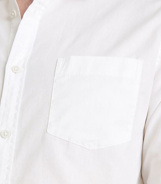 Garment Dye Long Sleeve Casual Shirt