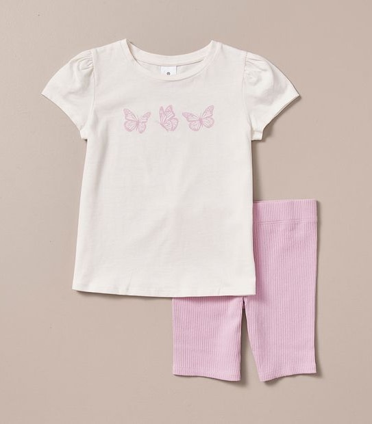 2 Piece T-shirt and Shorts Set