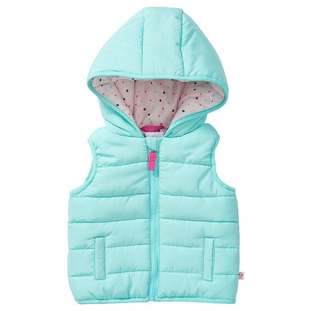 Baby Puffer Vest With Hood