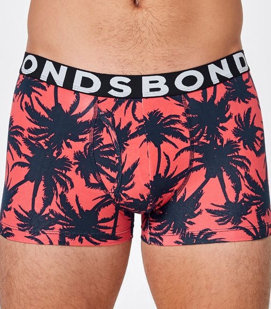 Bonds 3 Pack Everyday Trunks - Aloha Palm