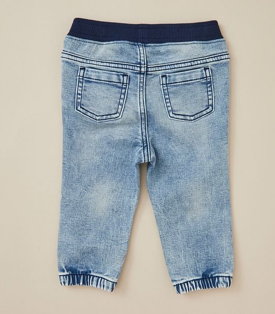 Baby Wonder Denim Rib Waist Jean