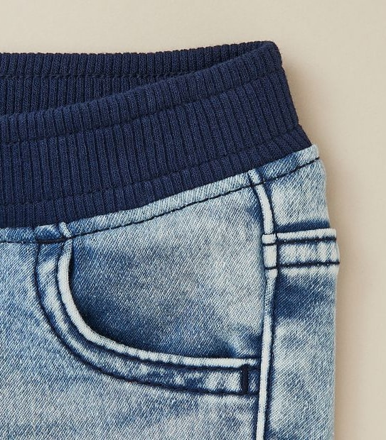 Baby Wonder Denim Rib Waist Jean