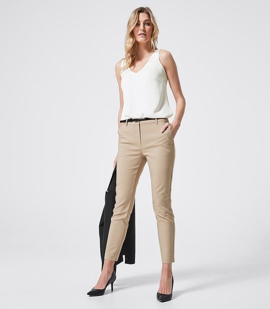Preview Mia Belted Ankle Slin Pants