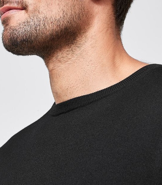 Preview Merino Wool Crew Neck Knit Jumper