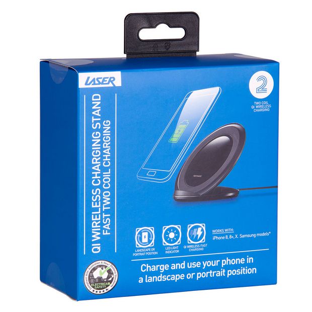 Laser Qi Wireless Charging Stand Target Australia