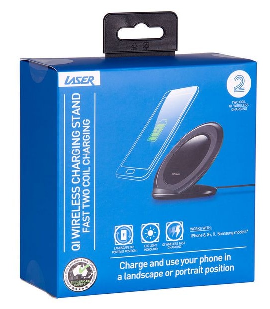 Laser Qi Wireless Charging Stand