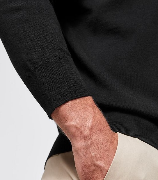 Preview Merino Wool Crew Neck Knit Jumper
