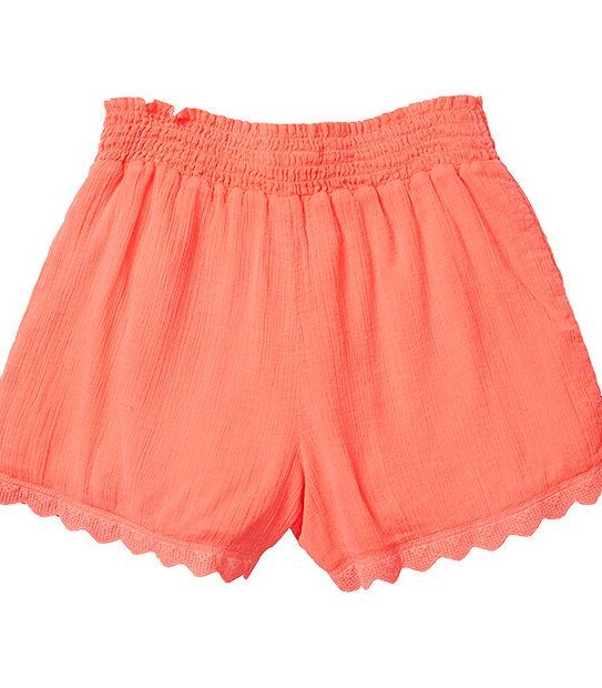 Overdyed Neon Cheesecloth Shorts