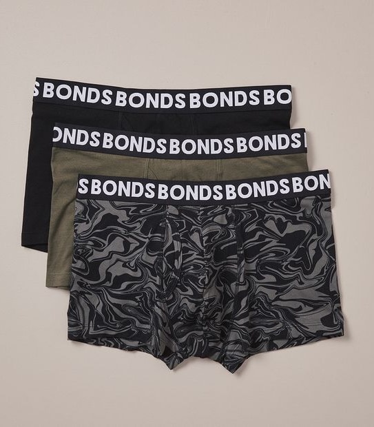 Bonds 3 Pack of Everyday Trunks