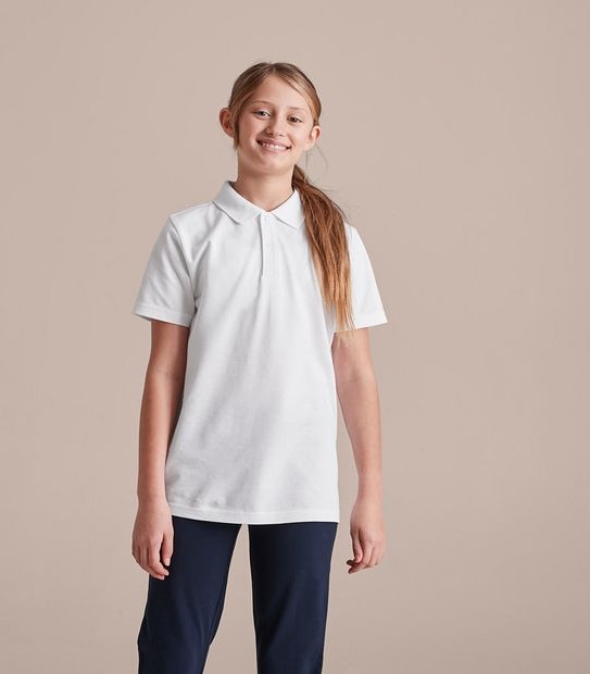 Short Sleeve School Polos