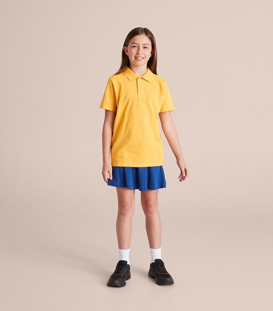 Short Sleeve School Polos