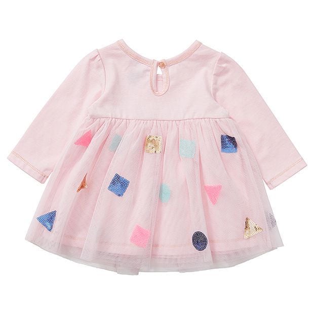 Baby Long Sleeve Mesh Sequin Dress Target Australia