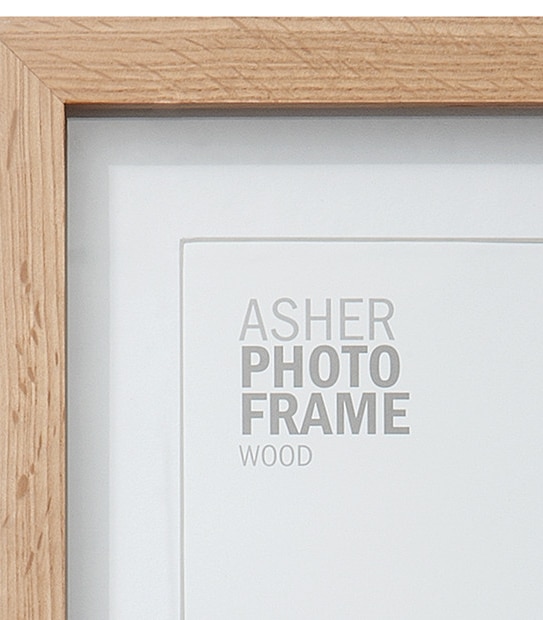 Asher Wooden Photo Frame - 13 x 18cm