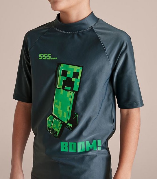 Minecraft Swim Rashie
