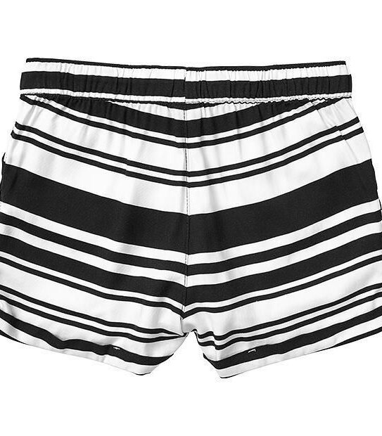 Stripe Turn Up Cuff Shorts