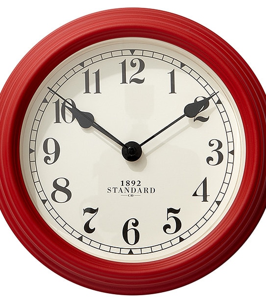 Winston 1892 Standard 22cm Clock - Red