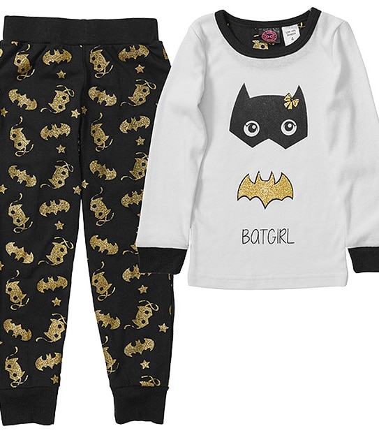 Batgirl Pyjama Set With Cape