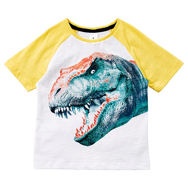 Boys' Short Sleeve Dinosaur Print T-Shirt